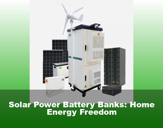 Solar Power Battery Banks: Home Energy Freedom